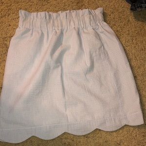 Seer sucker skirt- Lauren James